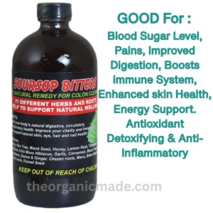 Soursop Bitters 16 oz - Boost Immune System, Manage weight loss