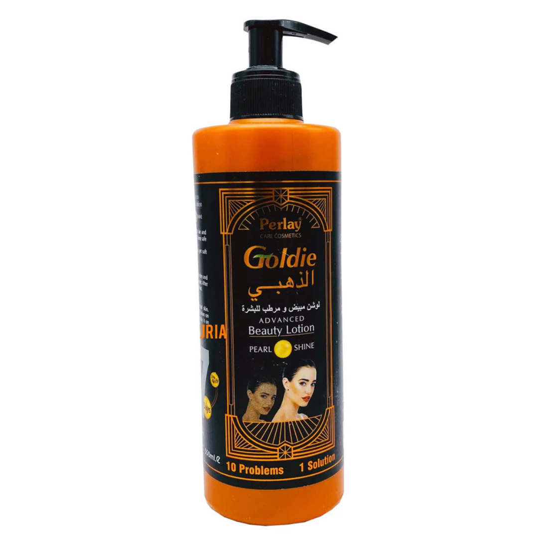 Perlay Goldie Advanced Beauty Lotion 500ml | 10 Skin Problems - 1 Solution 1 Perlay Goldie Advanced Beauty Lotion 500ml | 10 Skin Problems - 1 Solution