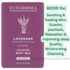Lavender SUNAROMA BAR SOAP Sunaroma Calming Body Bar SOAP - LAVENDER with Shea Butter and Vitamin E Oil 8oz