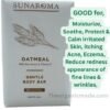 OATMEAL - SOAP, Sunaroma Gentle Body Bar 8oz