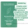 Sunaroma EUCALYPTUS With Tea Tree Oil & Ginger Body Bar SOAP, 8oz