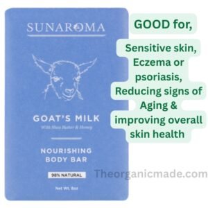 Sunaroma GOATS MILK Body Bar SOAP With Shea Butter & Honey 8oz