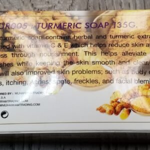 20241217 194556 scaled Muharram Turmeric Bar Soap with Vitamin C & E Nourishes & Protect 4.76oz WHOLESALE