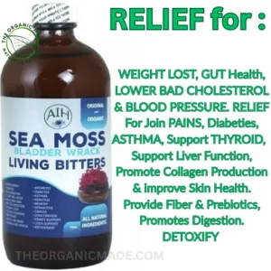 sea moss bitter natural supplements benefits listed