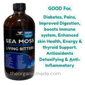 Sea Moss Bladderwrack Living Bitters African Herbs And Roots - 16oz