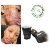 jar of Black Saop whipped Natural African Black Soap jar Container 8oz - 16oz