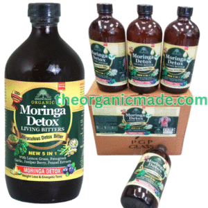 Moringa Detox Living Bitters By Essential Palace 5 in 1 16oz, Wholesale