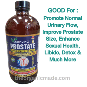 Prostate Gland Health Formula 100% Organic Tonic 16 oz