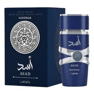 Lattafa Asad Zanzibar by Lattafa 100ml 3.4 oz EDP Perfume Cologne Unisex