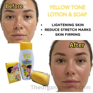 Yellow Tone Beauty Cream Lotion 400ml with Soap 200g - Pack of 2