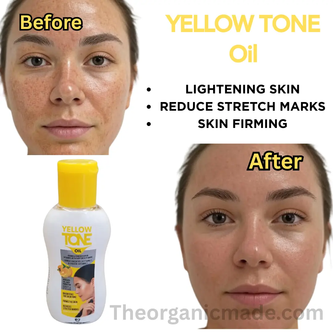 Yellow Tone Beauty Oil 60ml - Brightening skin, Stretch Marks Remover 1 Yellow Tone Beauty Oil 60ml - Brightening skin, Stretch Marks Remover