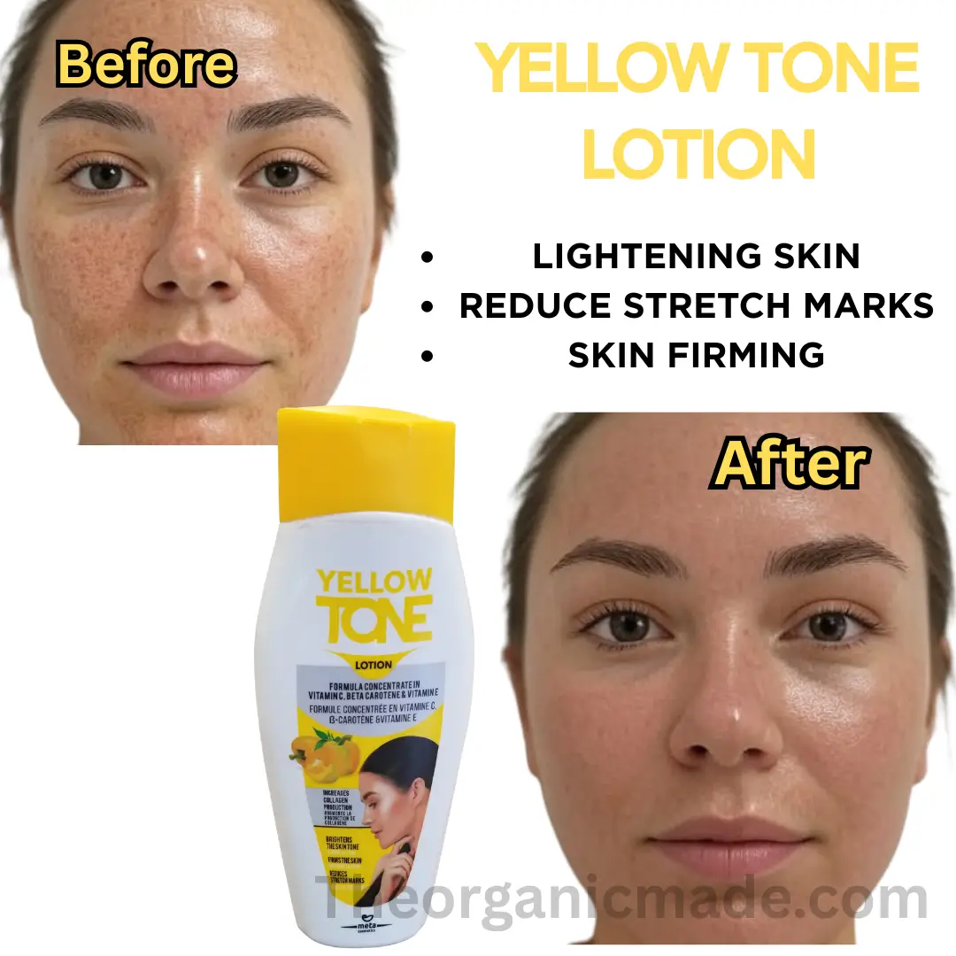 Yellow tone Beauty Cream Lotion - Carotene Vitamin ,C.E 400 ml 1 Yellow tone Beauty Cream Lotion - Carotene Vitamin ,C.E 400 ml