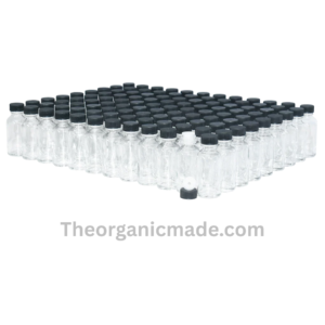 1 oz. Clear Boston Round with Black Cap (20/400) - Dozen 12pcs - Image 4