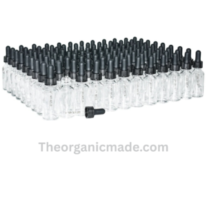 1 oz. Clear Boston Round with Black Graduated Glass Dropper (20/410) - Image 4
