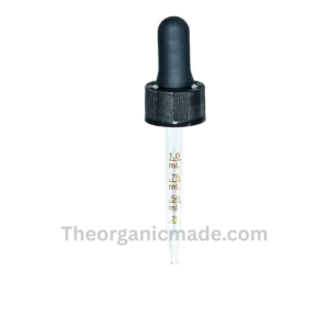1 oz. Clear Boston Round with Black Graduated Glass Dropper (20/410) - Image 3