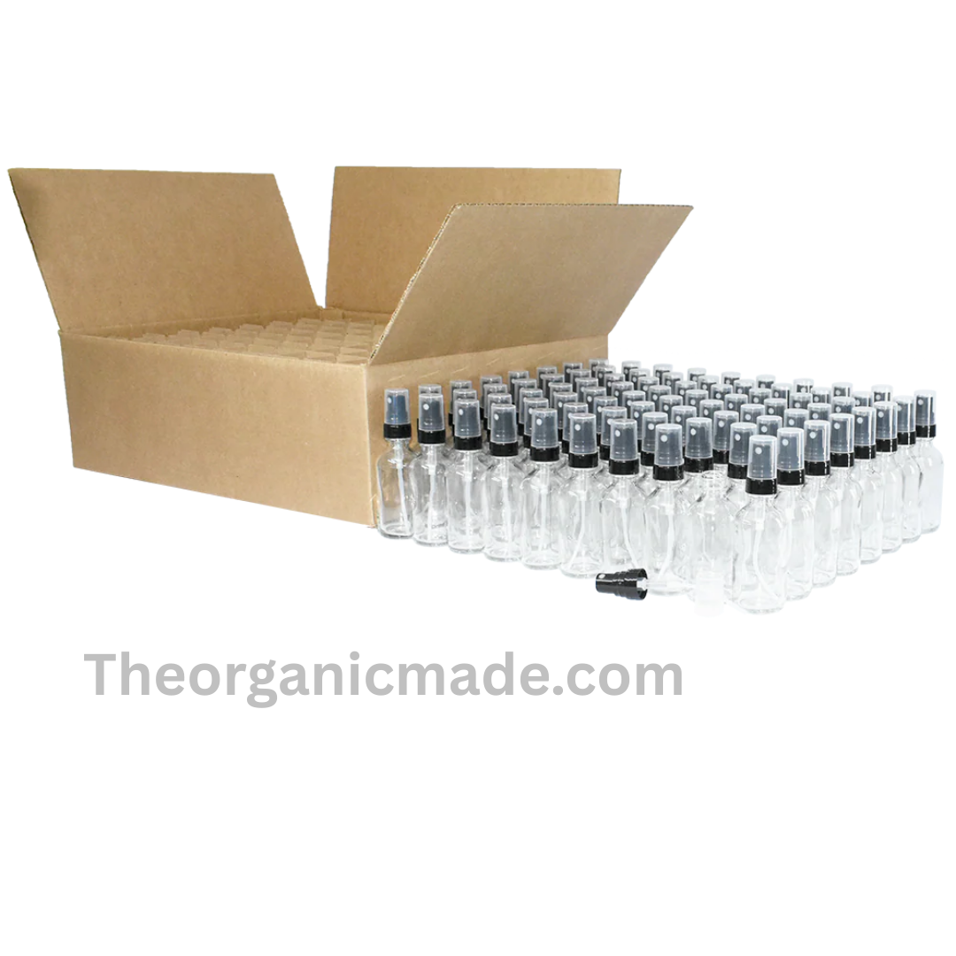 2 oz. Clear Boston Round with Black Fine-Mist Sprayer 20/400 (Dozen 12pcs) 5 2 oz. Clear Boston Round with Black Fine-Mist Sprayer 20/400 (Dozen 12pcs) - Image 5