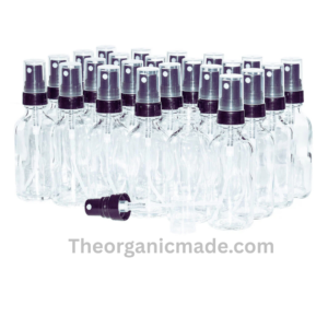 2 oz. Clear Boston Round with Black Fine-Mist Sprayer (20/410 Spray top)