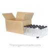 2 oz Clear Boston Round with Black Cap (20/400) 18 2oz Clear Boston Glass with cap 24 pcs 2 oz Clear Boston Round with Black Cap (20/400)