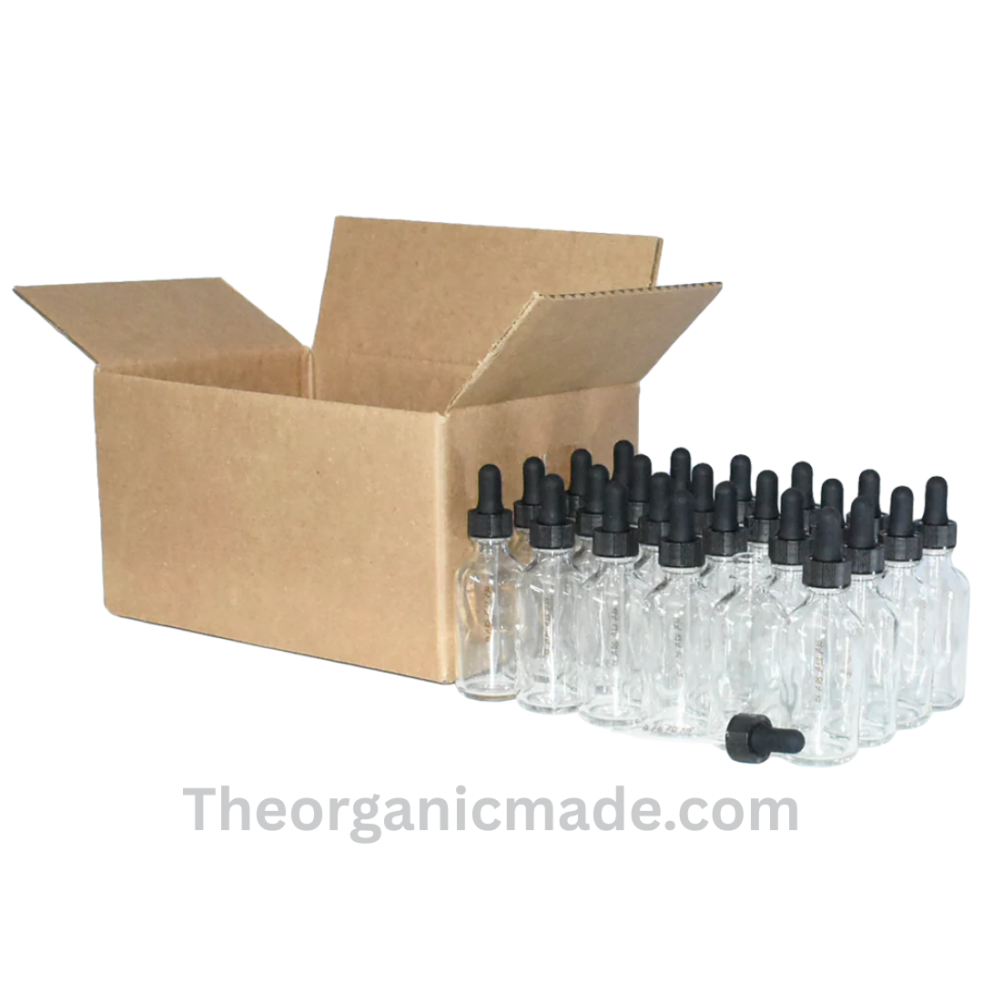 2 oz. Clear Boston Round with Black Graduated Glass Dropper (20/410) 6 2 oz. Clear Boston Round with Black Graduated Glass Dropper (20/410) - Image 6