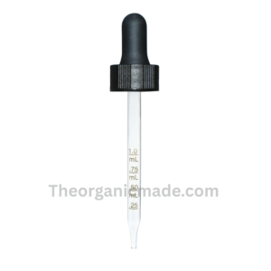 2 oz. Clear Boston Round with Black Graduated Glass Dropper (20/410) 11 2 oz. Clear Boston Round with Black Graduated Glass Dropper (20/410) - Image 4