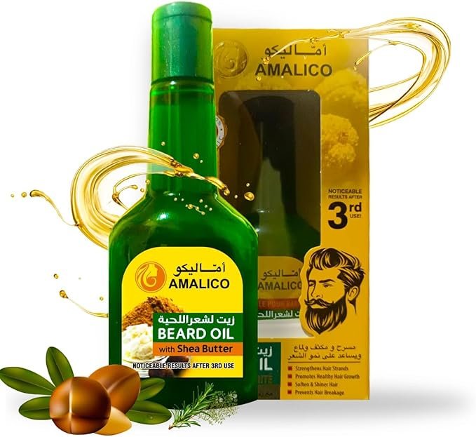 AMALICO Chebe tchad Beard Oil with Shea Butter, Rosemary Oil | Hair Growth Oil 1 AMALICO Chebe tchad Beard Oil with Shea Butter, Rosemary Oil | Hair Growth Oil