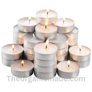 Candle Tealight - Unscented Smokeless Burning Time 5 Hour Guaranty ( Pack of 10)