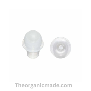 Alternative view of 1/3 oz 10 ml Clear Fenci Glass Roll-on Bottle with Black Cap with Plastic Ball- (Dozen 12pcs)