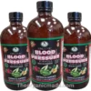 Organic Blood Pressure Formula (Pack of 3), Natural Heart Support and Circulation Tonic - 16 oz by AIH