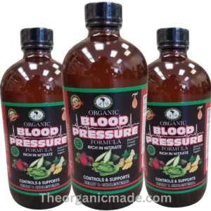 Organic Blood Pressure Formula (Pack of 3), Natural Heart Support and Circulation Tonic - 16 oz by AIH