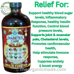 Organic Diabetes Care Bitters | Natural Blood Sugar Support & Detox Tonic - 16oz (Pack Of 3) 5 Organic Diabetes Care Bitters 16oz. Natural Blood Sugar Support & Detox Tonic