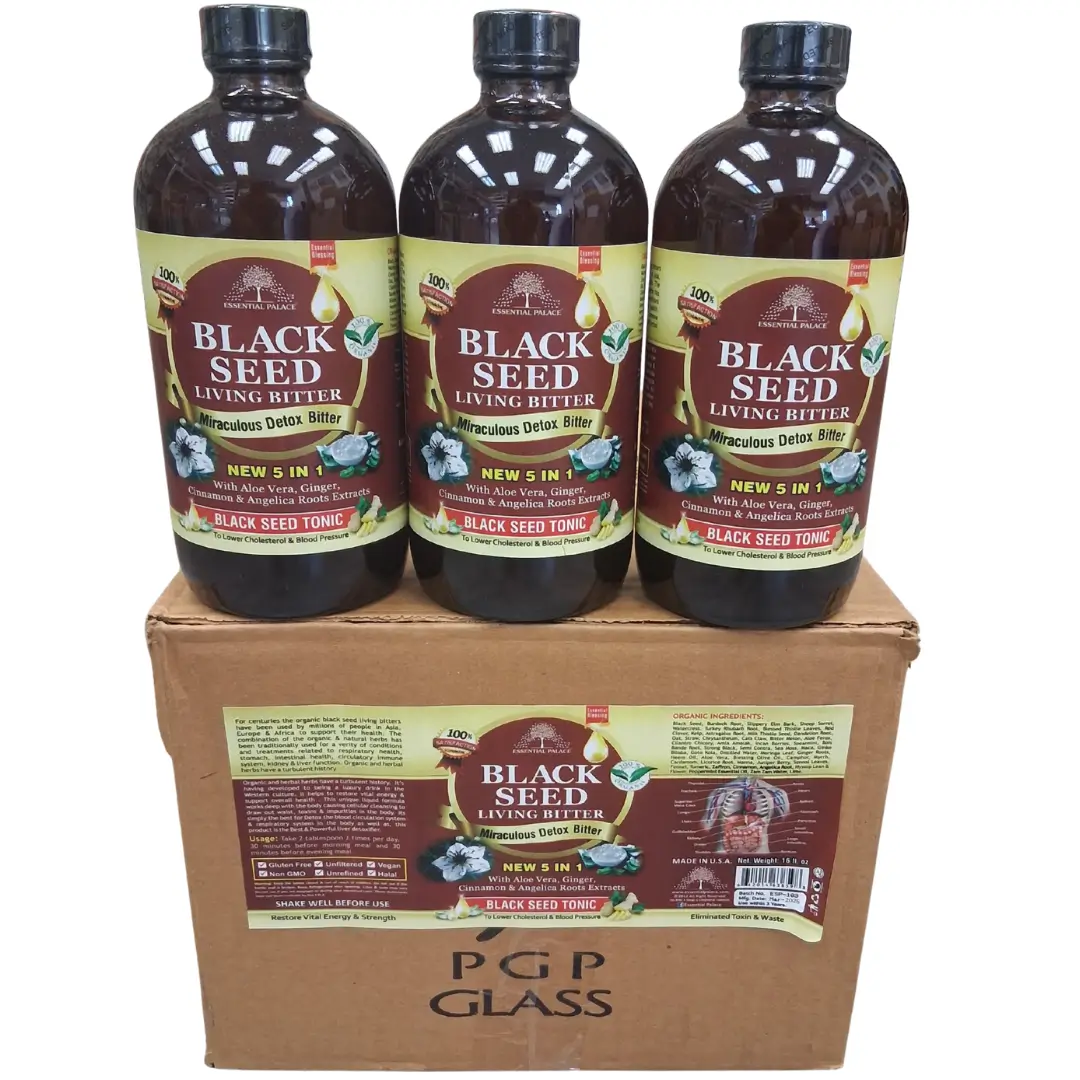 Black Seed Living Bitters 16 oz - Wholesale 1 Black Seed Living Bitters 5-in-1 Blend provides healthy blood sugar levels, while simultaneously delivering powerful digestive elixirs & gut health supplements. Wholesale