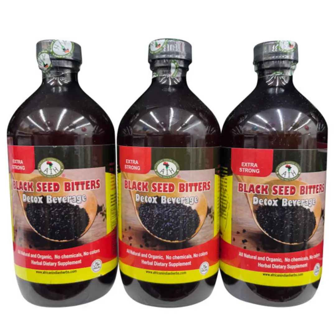 AIH Black Seed Detox Living Bitters 16 oz - Pack of 3 1 AIH Black Seed Detox Living Bitters 16 oz - Pack of 3
