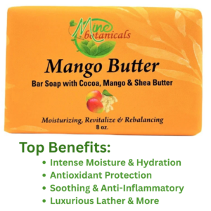 Mango Butter Bar Soap by Mine Botanicals 8oz