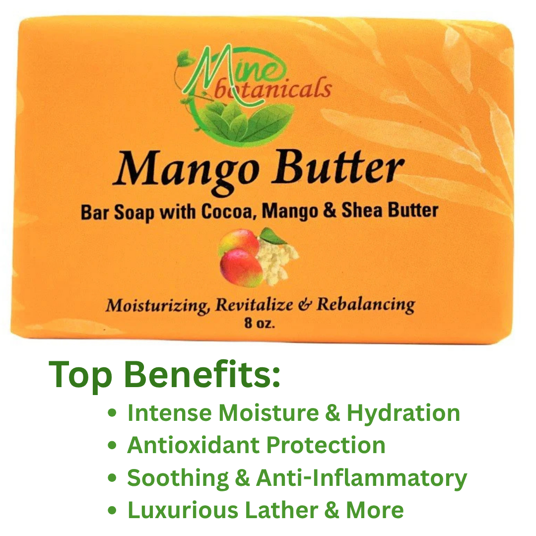 Mango Butter Bar Soap by Mine Botanicals 8oz 1 Mango Butter Bar Soap by Mine Botanicals 8oz