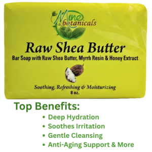 Raw Shea Butter Bar Soap by Mine Botanicals 8oz