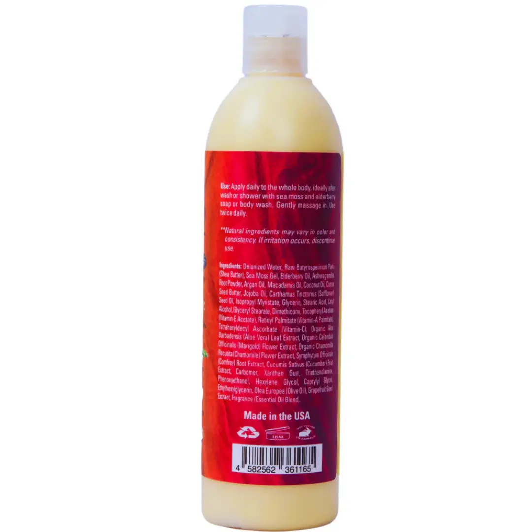 Sea Moss with Elderberry Body Lotion By Mine Botanicals - 13 Oz 2 Sea Moss with Elderberry Body Lotion By Mine Botanicals - 13 Oz - Image 2