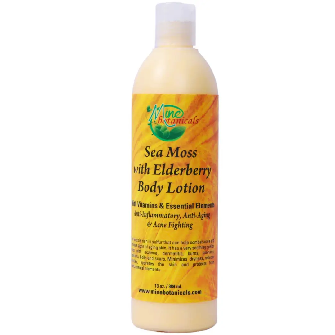 Sea Moss with Elderberry Body Lotion By Mine Botanicals - 13 Oz 1 Sea Moss with Elderberry Body Lotion By Mine Botanicals - 13 Oz