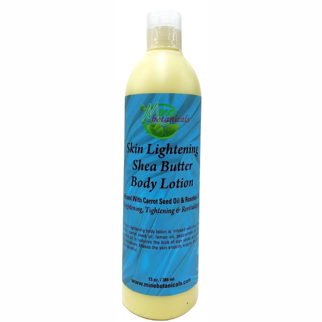 Skin Lightening Shea Butter Body Lotion by Mine Botanicals - 13 Oz 1 Skin Lightening Shea Butter Body Lotion by Mine Botanicals - 13 Oz