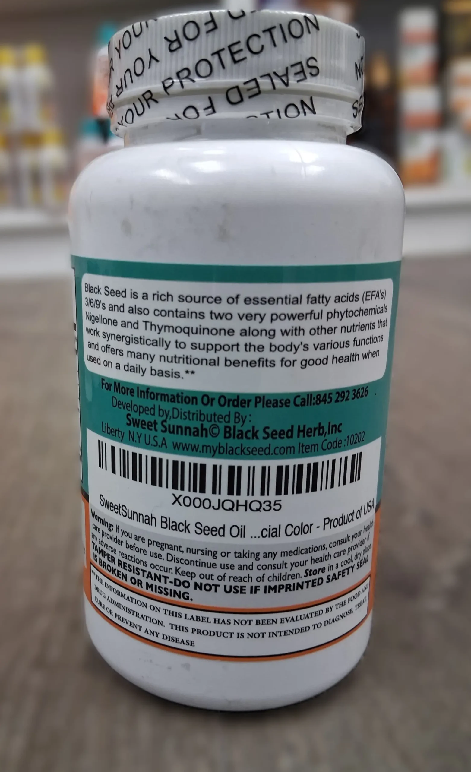 Black Seed Oil 90 Softgels Capsules 1000 mg - EXP 2028 8 Black Seed Oil 90 Softgels Capsules 1000 mg - EXP 2028 - Image 8