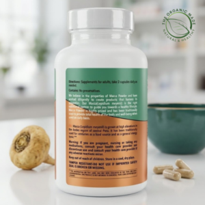 Macca Powder Dietary Supplement – 60 Veggie Capsules 6 Macca Powder Dietary Supplement – 60 Veggie Capsules - Image 3