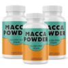 A product photograph focused on the base of a white plastic High Point Natural Macca Powder supplement of three bottle. The white plastic bottom clearly displays black printed text showing an expiration date of "EXP: 07/2029", along with an embossed number 2 recycling symbol