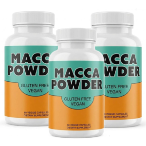 A product photograph focused on the base of a white plastic High Point Natural Macca Powder supplement of three bottle. The white plastic bottom clearly displays black printed text showing an expiration date of "EXP: 07/2029", along with an embossed number 2 recycling symbol