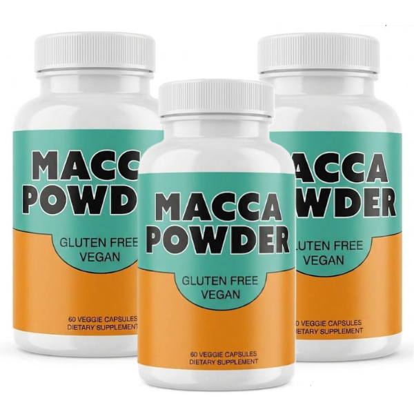 Macca Powder Dietary Supplement – 60 Veggie Capsules (WHOLESALE) 1 A product photograph focused on the base of a white plastic High Point Natural Macca Powder supplement of three bottle. The white plastic bottom clearly displays black printed text showing an expiration date of "EXP: 07/2029", along with an embossed number 2 recycling symbol