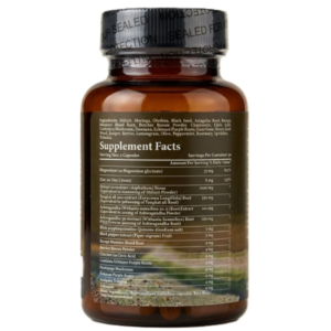 Alternative view of Essence Herbs Pure Himalayan Shilajit Capsules with Ashwagandha & Tongkat Ali – 60 Capsules