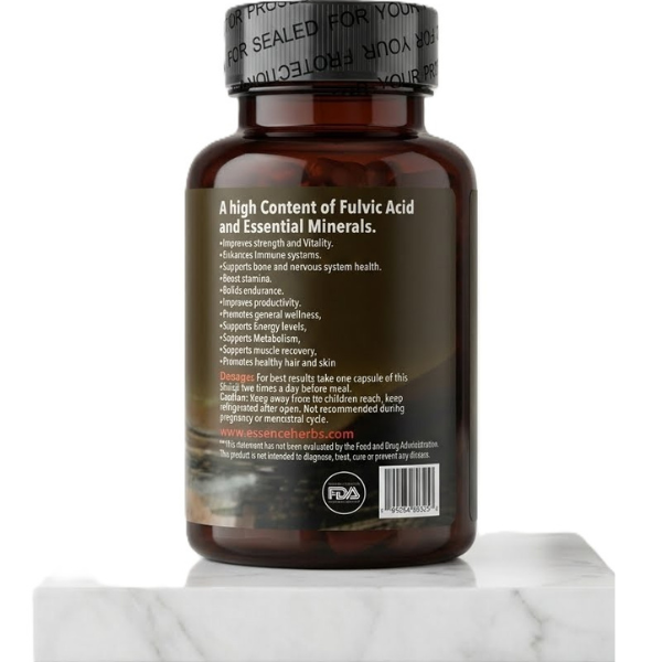 Essence Herbs Pure Himalayan Shilajit Capsules with Ashwagandha & Tongkat Ali – 60 Capsules 3 Essence Herbs Pure Himalayan Shilajit Capsules with Ashwagandha & Tongkat Ali – 60 Capsules - Image 3