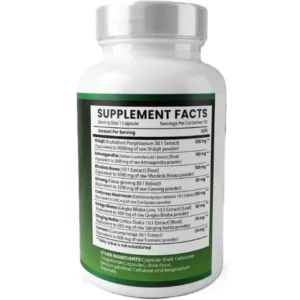 Shilajit, Panax Ginseng, Ashwagandha, Rhodiola 8-in-1 Strength Supplement - 60 Capsules (WHOLESALE) 6 Shilajit, Panax Ginseng, Ashwagandha, Rhodiola 8-in-1 Strength Supplement - 60 Capsules (WHOLESALE) - Image 3