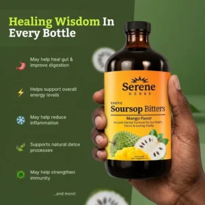 Alternative view of Serene Soursop Bitters Mango Flavor 16oz - Wholesale